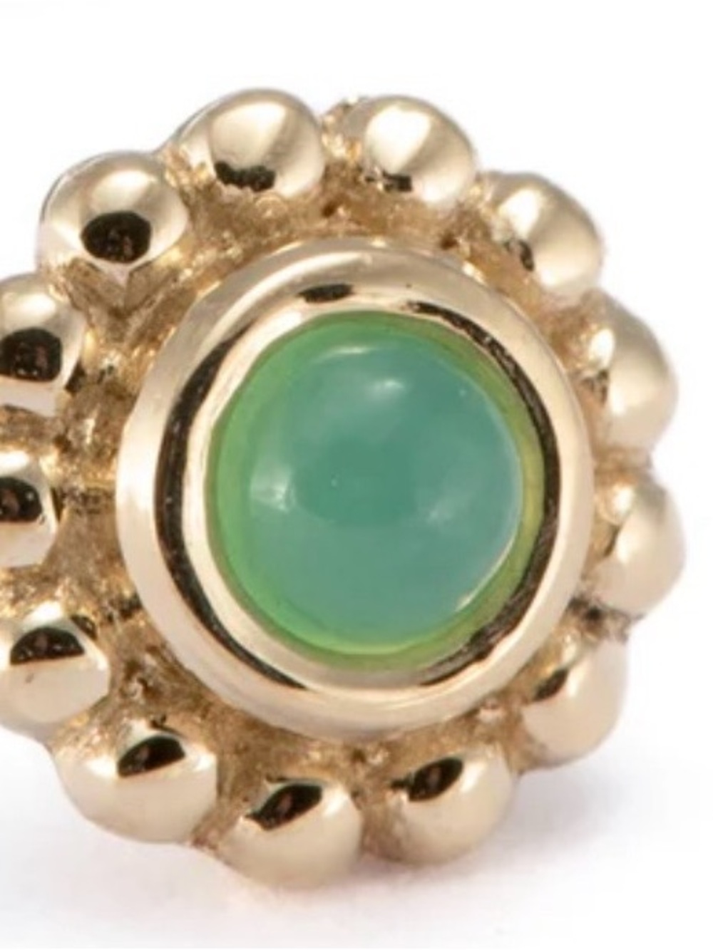 BVLA Beaded Raine Press-End in gold